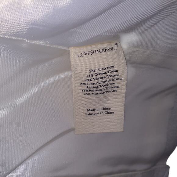 Loveshackfancy Tailored Ivory Lamia Jacket Size S NWT - Picture 5 of 5